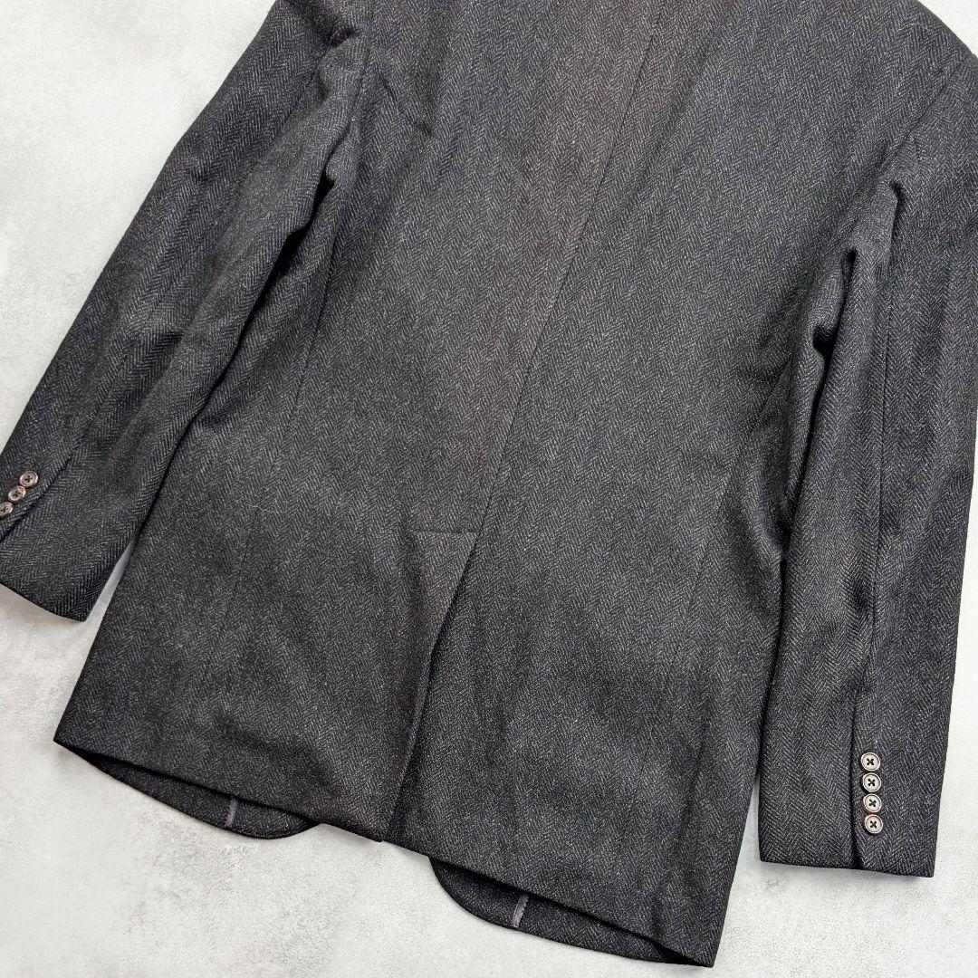 ポロバイラルフローレン テーラードジャケット ヘリンボーン ウール100%