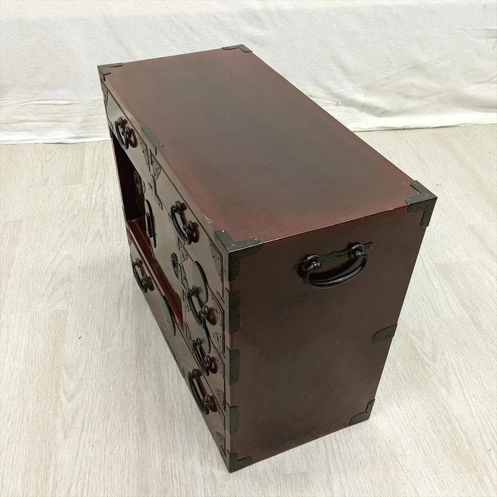 引戸　時代小物箪笥　タンス　箪笥　たんす　収納　小引き出し　小振り　抽斗　民藝