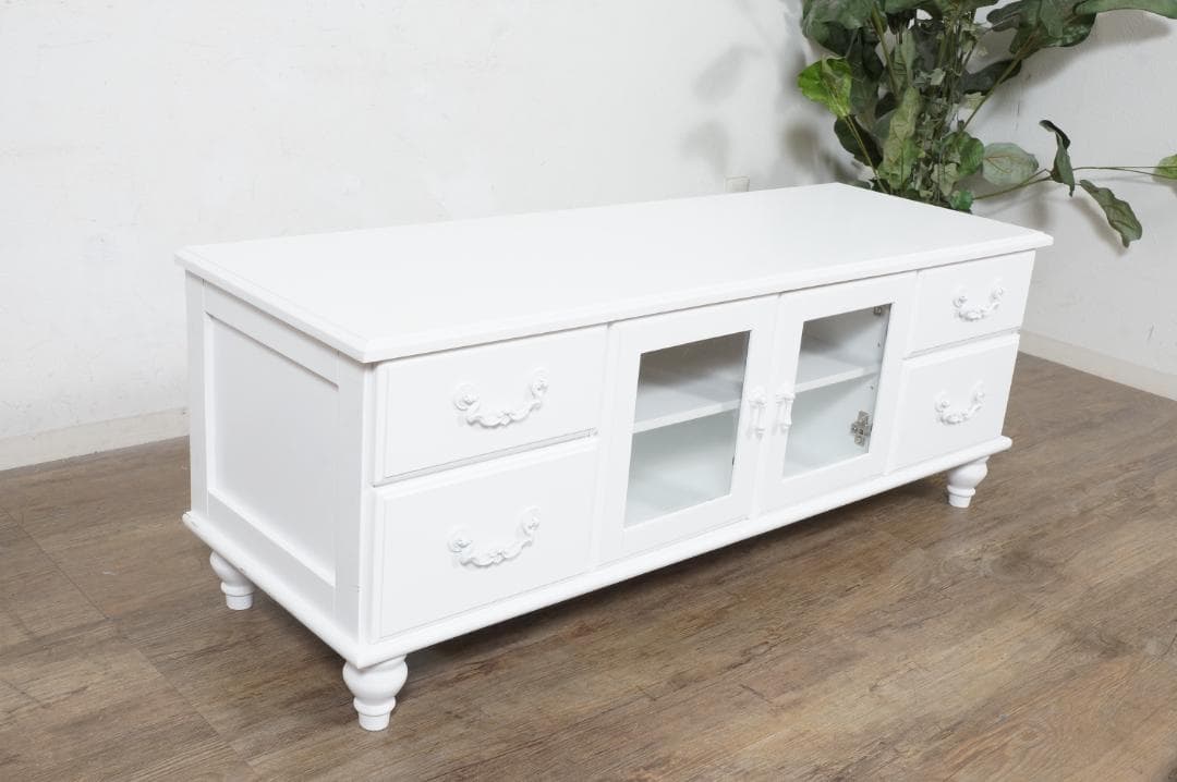 チェルシー　テレビ台　MTV-5772WH 　MTV-5506　２点セット