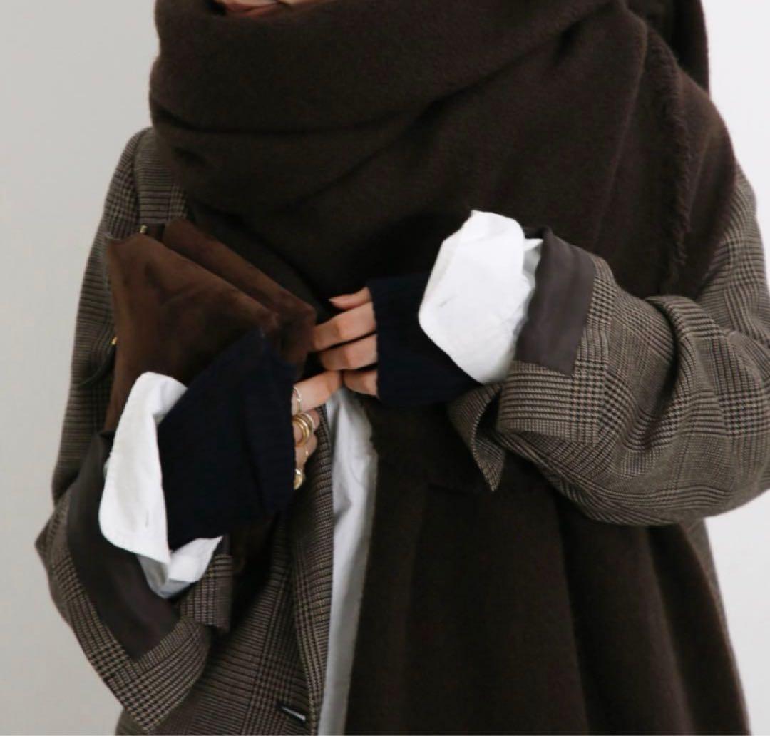 アパルトモン ALONPICASHMEREアロンピカシミアストールドゥーズィエム