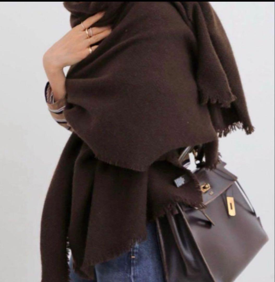 アパルトモン ALONPICASHMEREアロンピカシミアストールドゥーズィエム