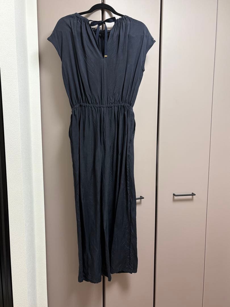 【明日まで限定価格】IENA キュプラギャザーネックオールインワン　2025夏