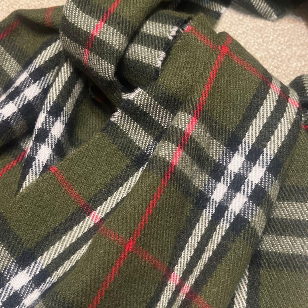 極美品　バーバリー　BURBERRY 希少 カシミヤ100% チェック　男女兼用