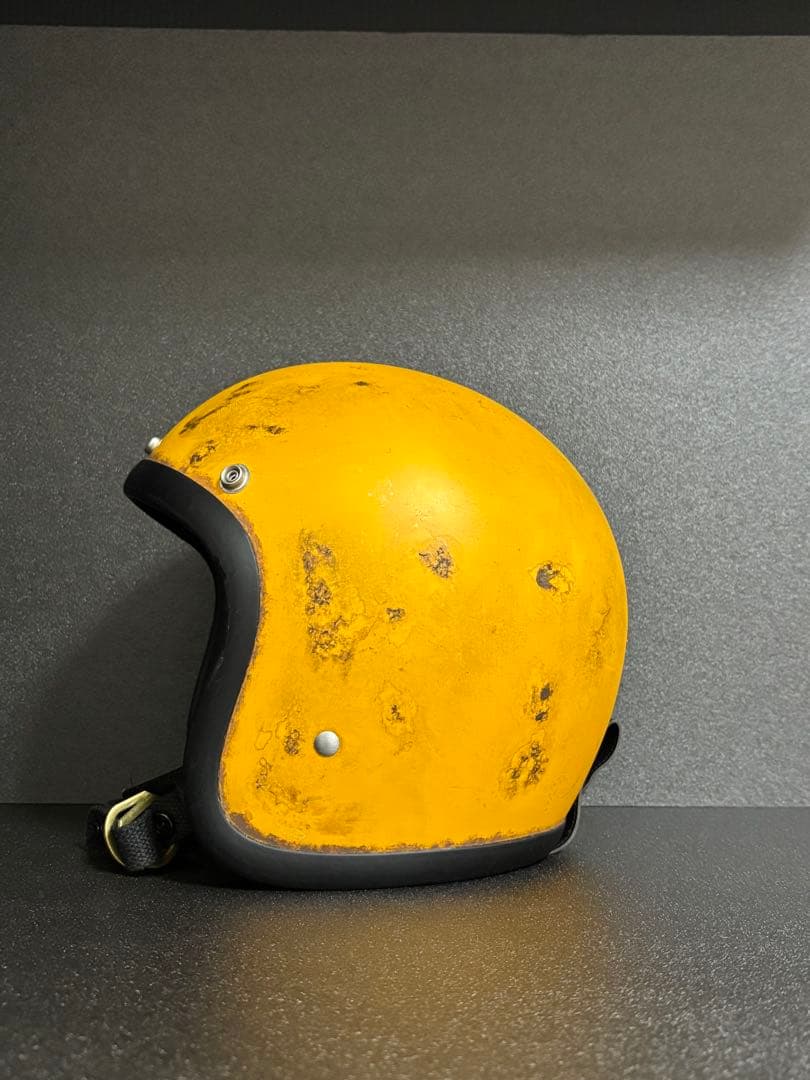 い*り様 新品 500TXタイプ 小帽体 深めジェットヘル Lサイズ イエロー