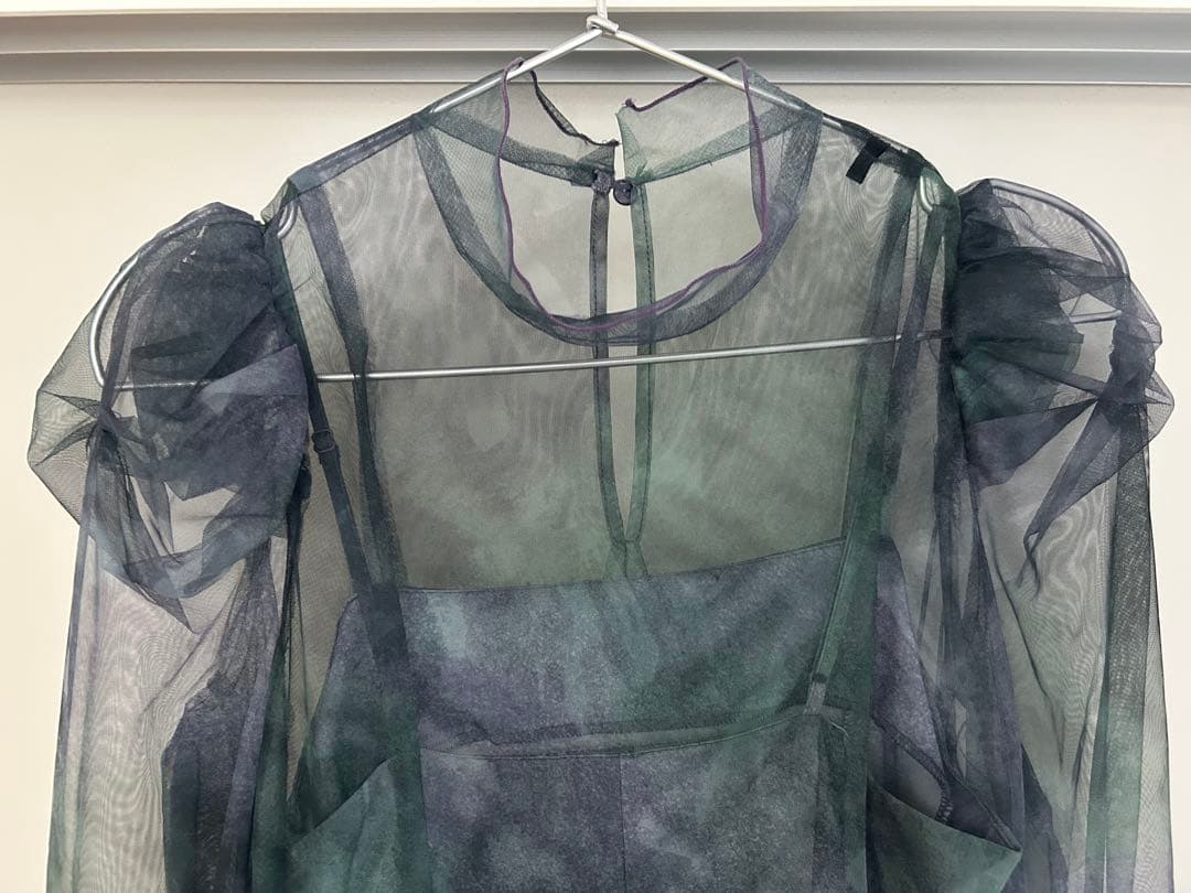 COCODEALアートプリントレイヤー2ピースワンピース サイズ1 美品✨