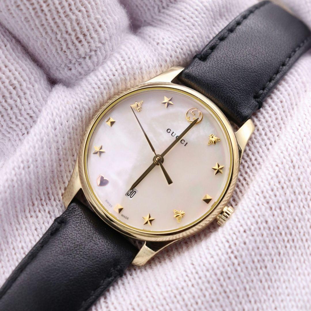 正規品【新品電池】GUCCI 126.5/スター 動作品 超美品 人気モデル