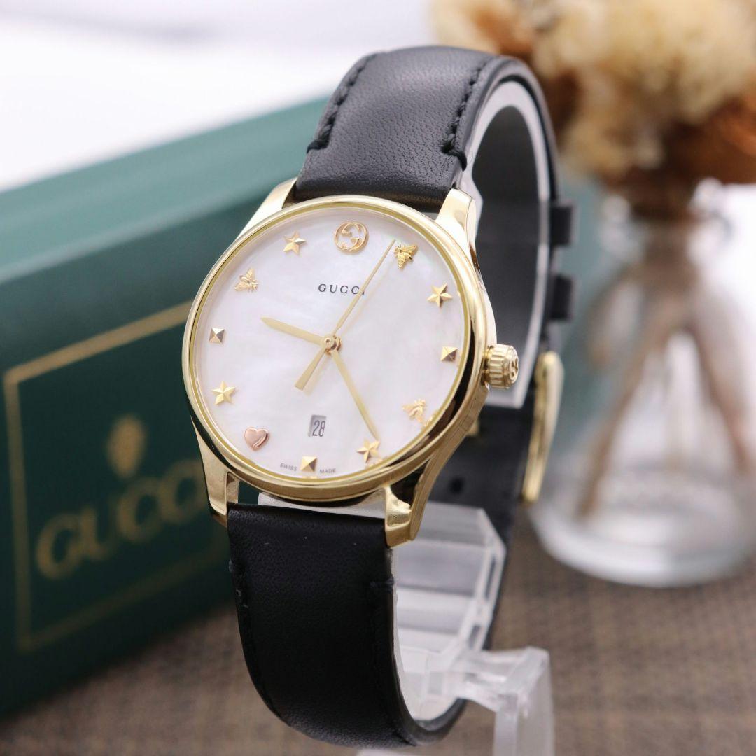 正規品【新品電池】GUCCI 126.5/スター 動作品 超美品 人気モデル