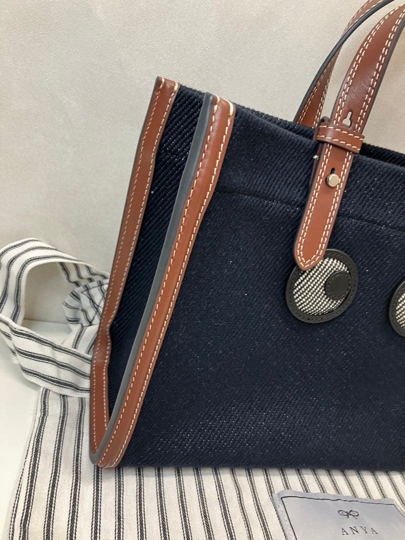 アニヤハインドマーチ 2WAYトート ハンドバッグ アイズ 【A416】