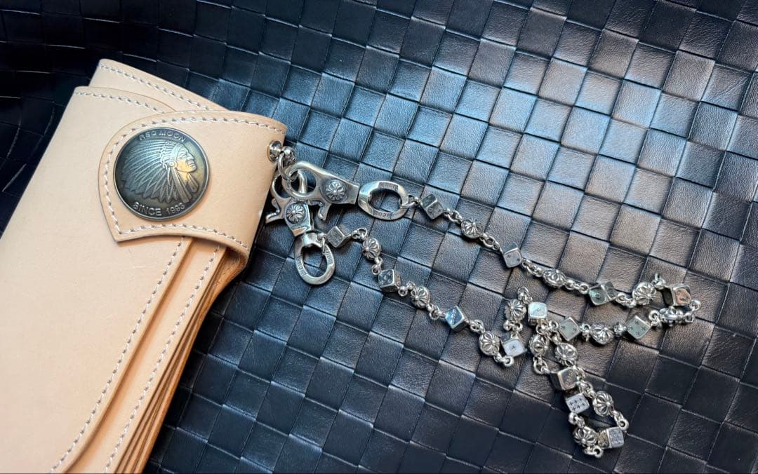 【Dice × Flower ウォレットチェーン】 重厚で存在感QBSZSZ17