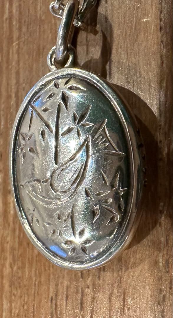 アガット　シルバー ネックレス