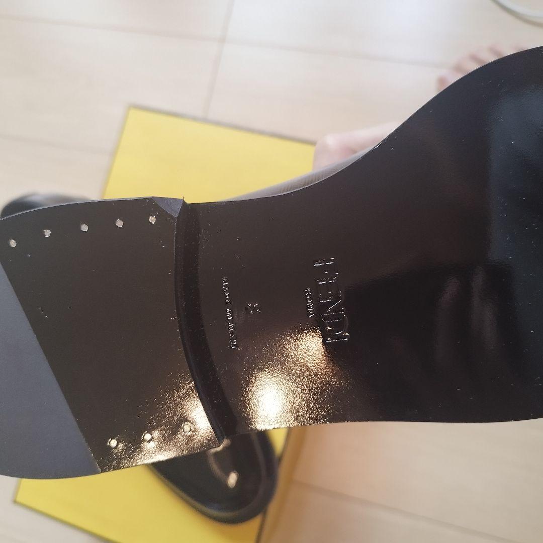 定価15 万　fendi エナメル　ドレスローファーuk8