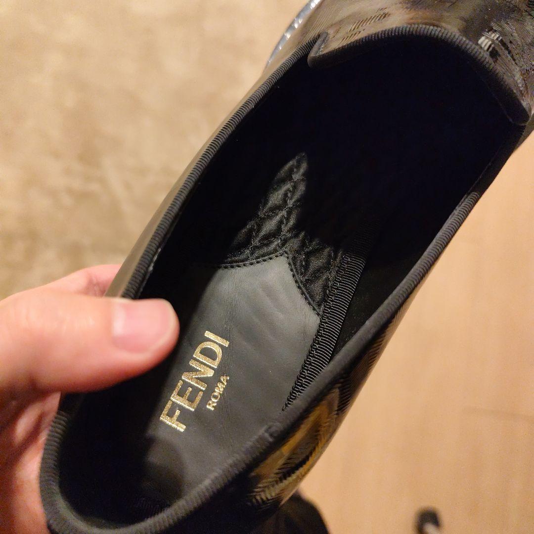定価15 万　fendi エナメル　ドレスローファーuk8