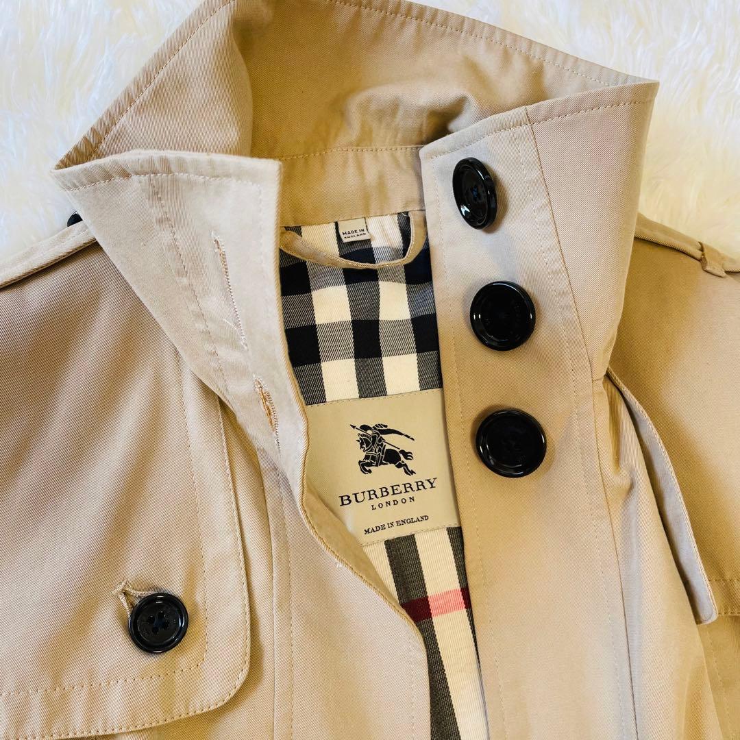 希少❗️BURBERRY LONDONスタンドカラー ツーウェイ トレンチコート