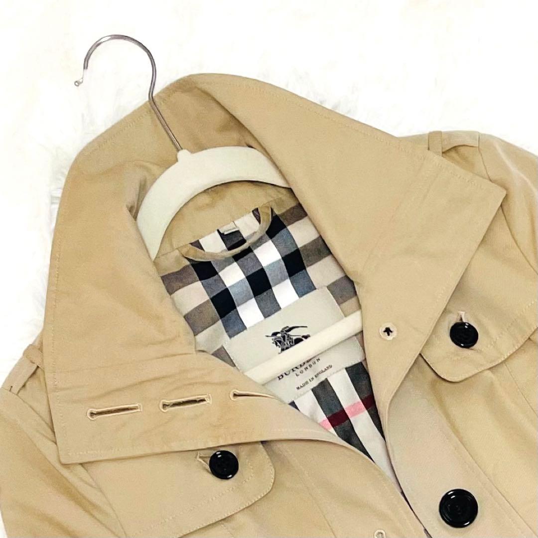 希少❗️BURBERRY LONDONスタンドカラー ツーウェイ トレンチコート