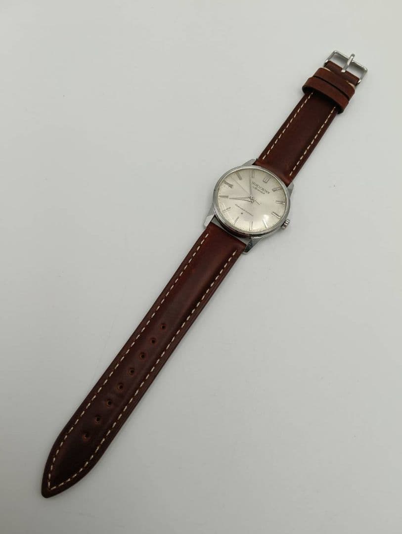 SEIKO SPECIAL　CROWN 手巻き時計 シルバー文字盤