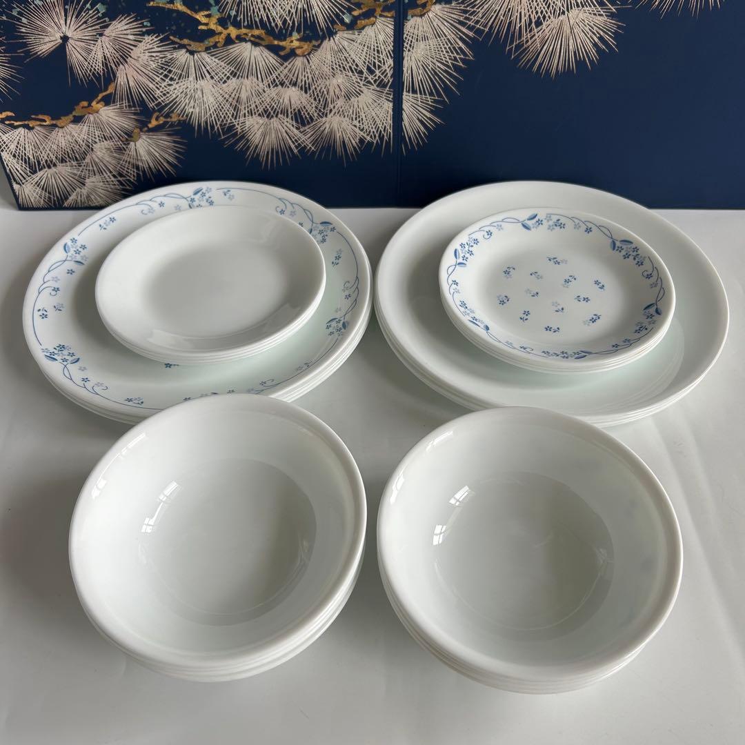 Corelle 皿とボウルセット 24点