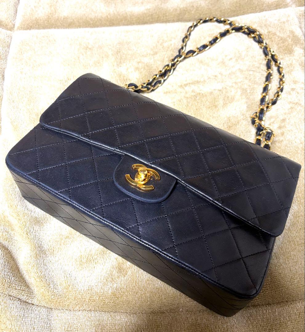 CHANEL シャネル マトラッセ 25 Wフラップ ショルダー