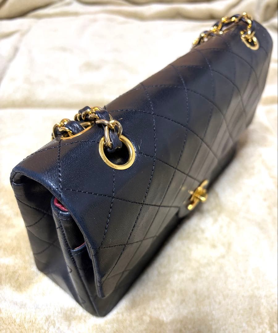 CHANEL シャネル マトラッセ 25 Wフラップ ショルダー