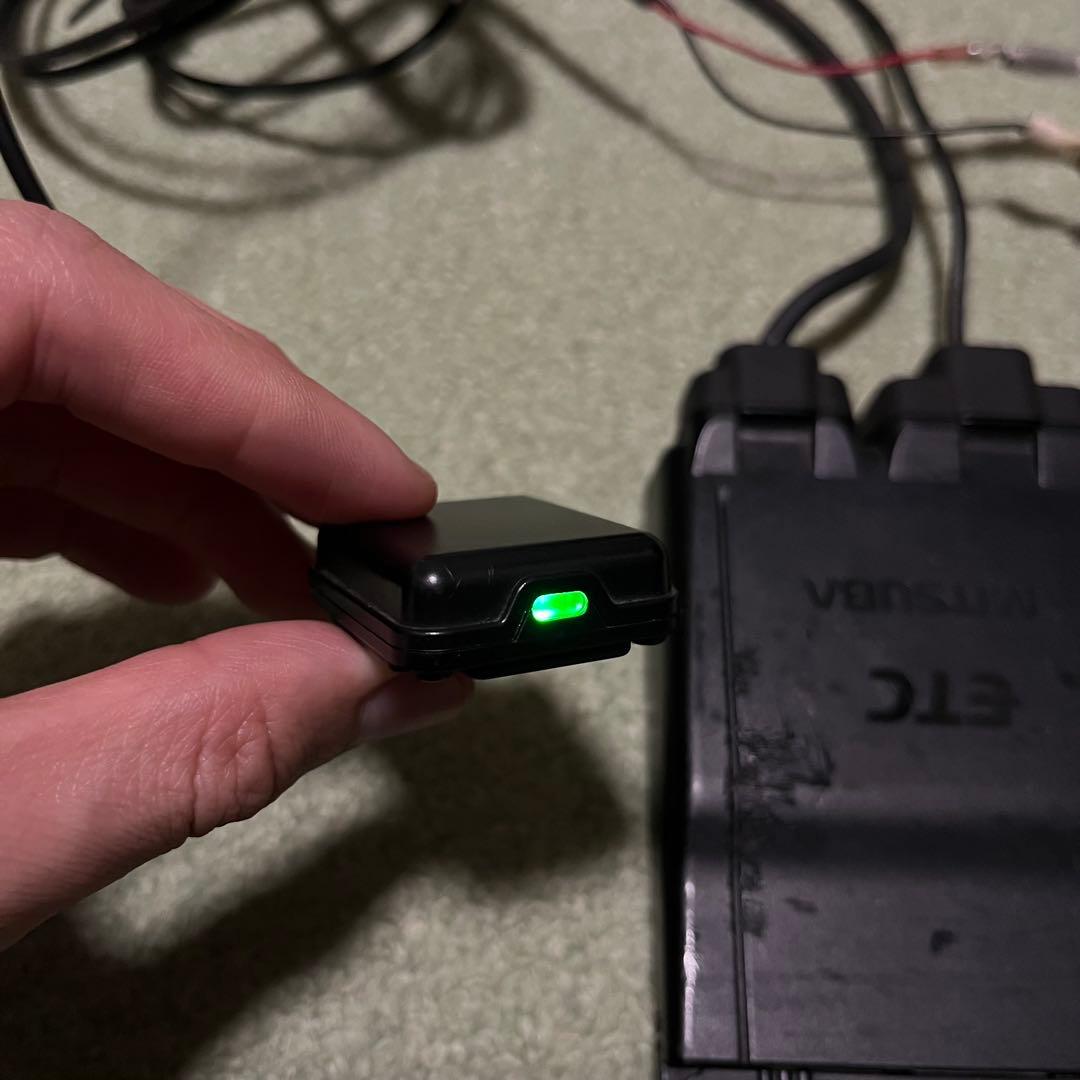 【動作◎】二輪車用ETC車載器　アンテナ分離型　MITSUBA　MSC-BE51