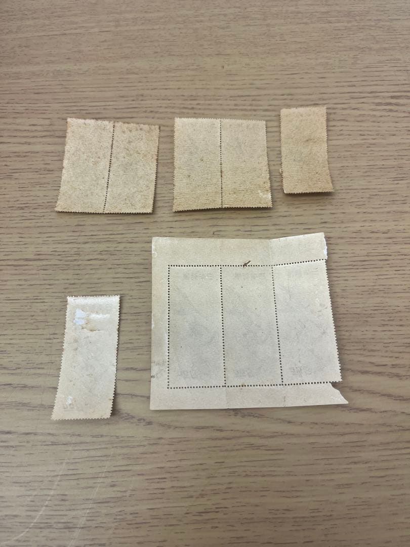 切手趣味週間1948-1949 見返り美人 計5枚　月に雁 計4枚　銭単位切手