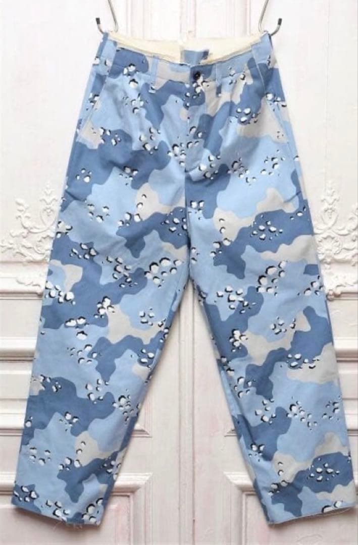 カミエル カモフラ a machine エーマシーン ポーカーズ ブルー ワイド