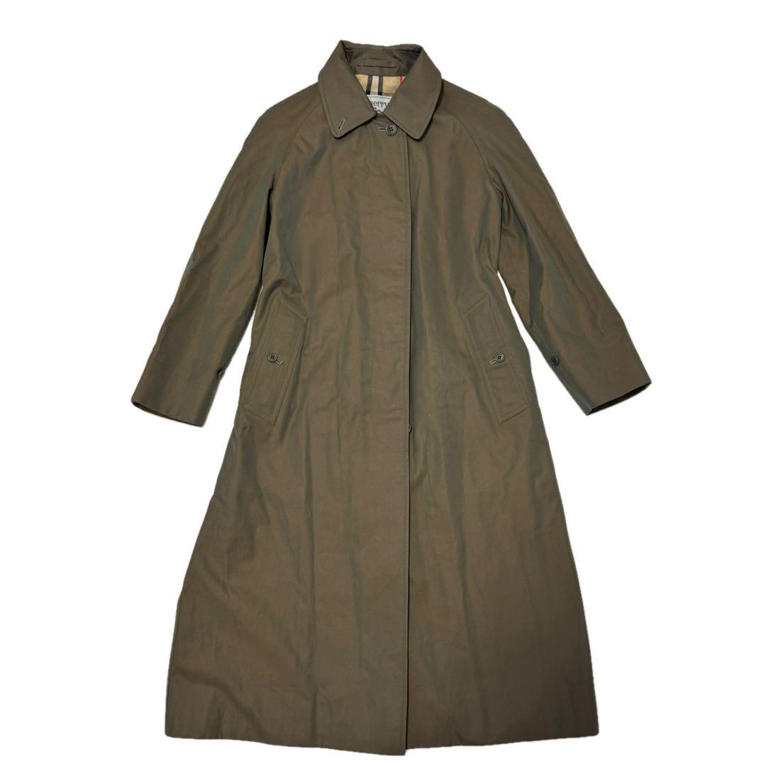 美品 バーバリー プローサム コート ノバチェック ベルト シングル トレンチ