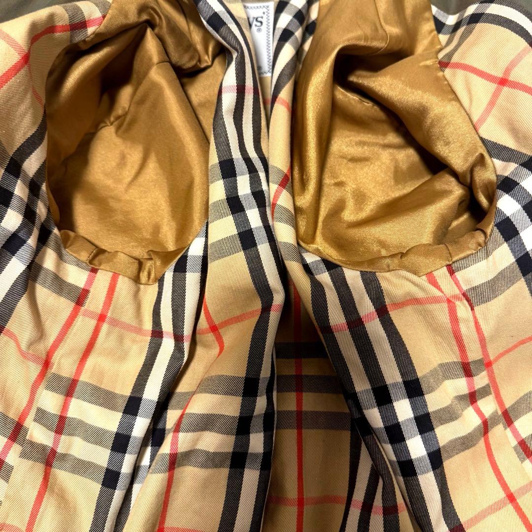 美品 バーバリー プローサム コート ノバチェック ベルト シングル トレンチ
