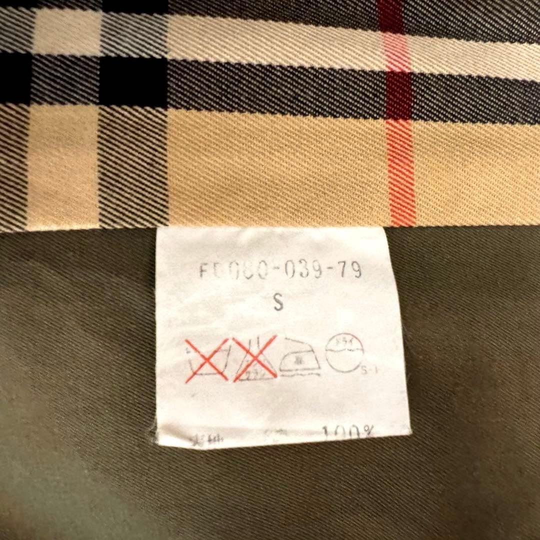 美品 バーバリー プローサム コート ノバチェック ベルト シングル トレンチ