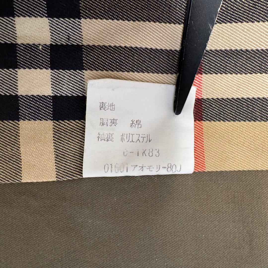 美品 バーバリー プローサム コート ノバチェック ベルト シングル トレンチ