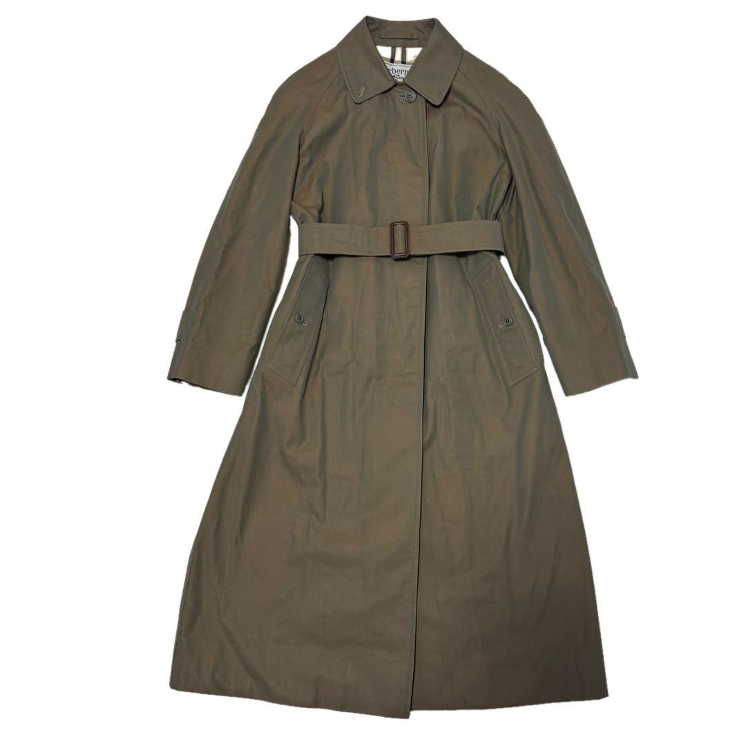 美品 バーバリー プローサム コート ノバチェック ベルト シングル トレンチ