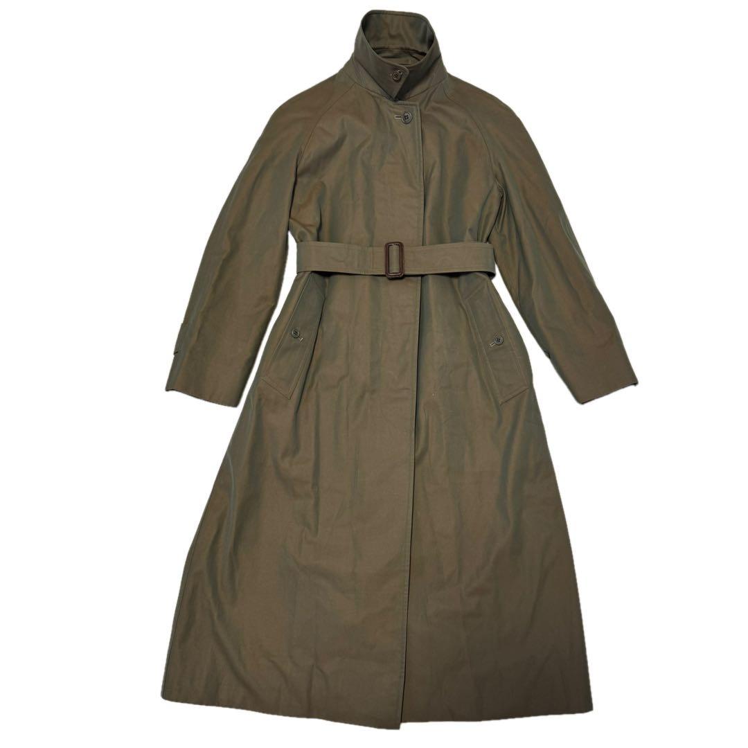 美品 バーバリー プローサム コート ノバチェック ベルト シングル トレンチ