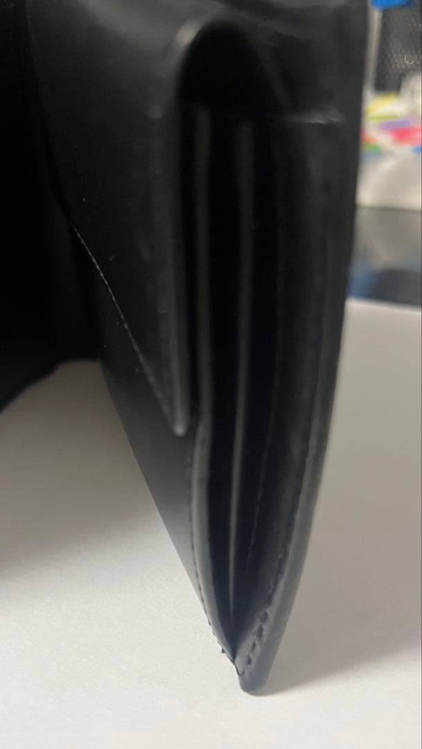 Paul Smith ハイライトステッチ 2つ折り財布 P851 ブラック