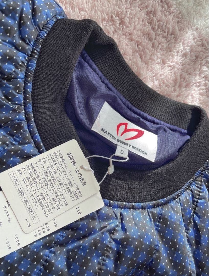 MASTER BUNNY EDITILON ネイビーキルティングジャケットゴルフ