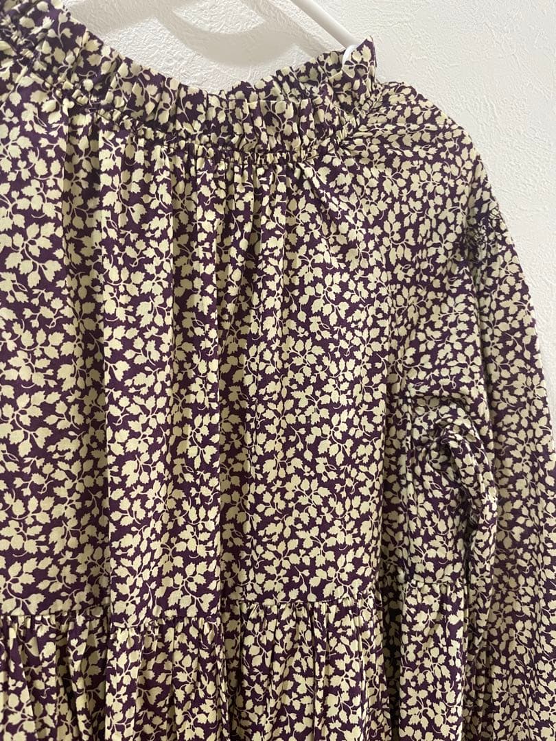 美品　ボンポワン　リバティワンピース　6a