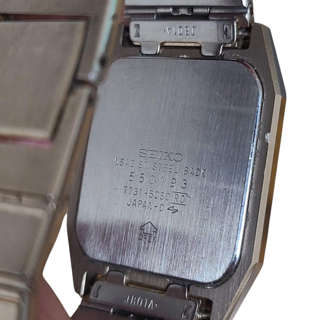 新品電池／セイコー ドルチェ クォーツ 腕時計7731-5050