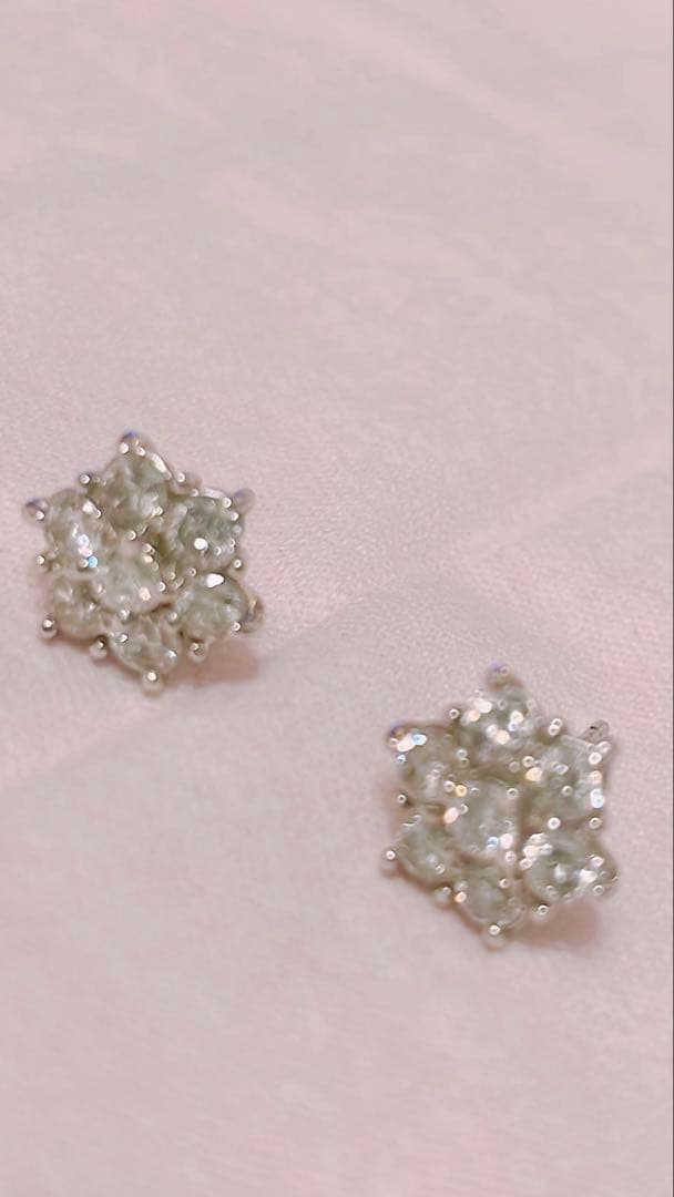 PT900 プラチナ ピアス ダイヤ 0.50 ×2 総重量約2.5g