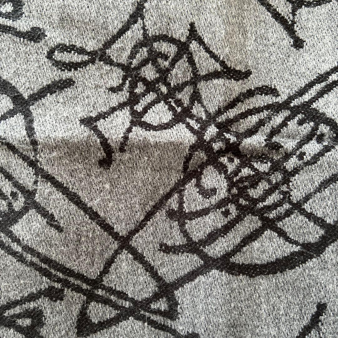 Vivienne Westwood ストール グレー×ブラック