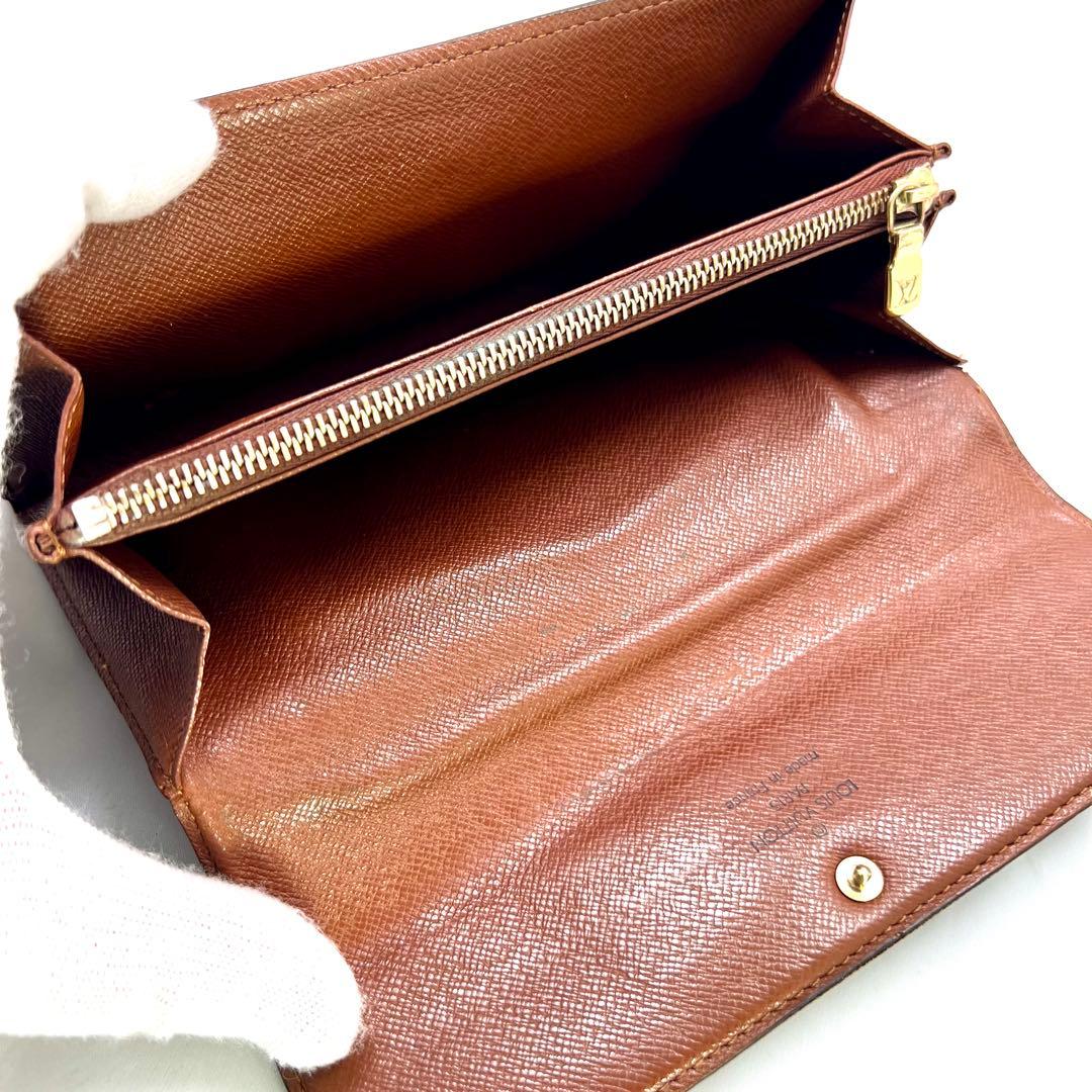 ルイヴィトン モノグラム ポルトフォイユ 旧型サラ M61725 二つ折財布