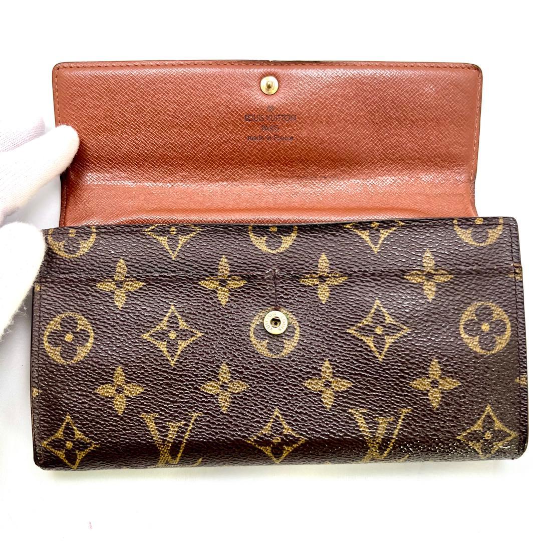 ルイヴィトン モノグラム ポルトフォイユ 旧型サラ M61725 二つ折財布
