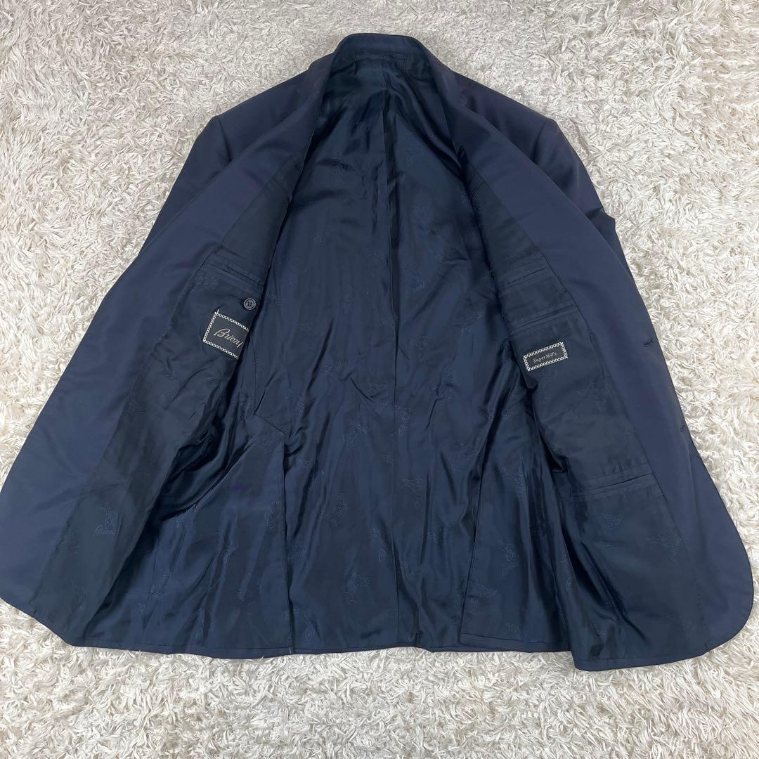Brioni Super160's スーツ セットアップ ネイビー サイズ50