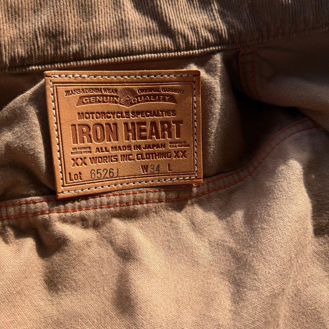 【新品未使用】IRON HEART ブラウンデニムジャケット