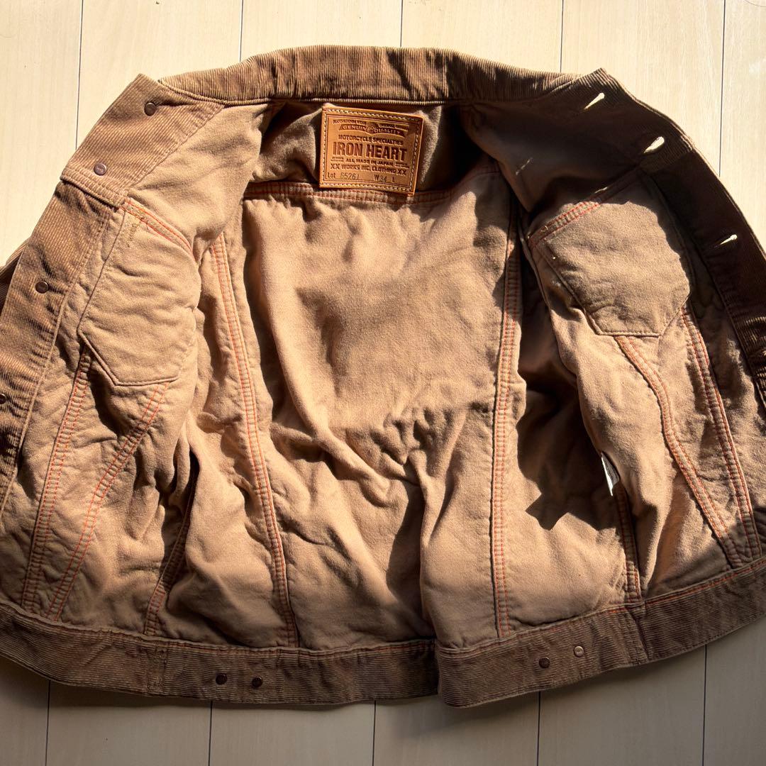 【新品未使用】IRON HEART ブラウンデニムジャケット