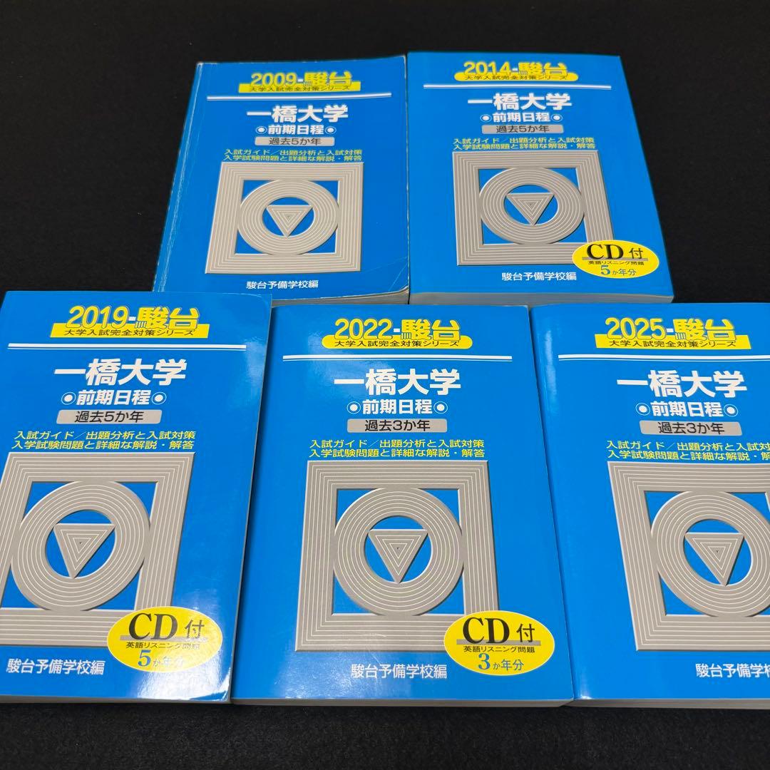 青本　一橋大学　前期日程　2004年～2024年　21年分　駿台予備学校