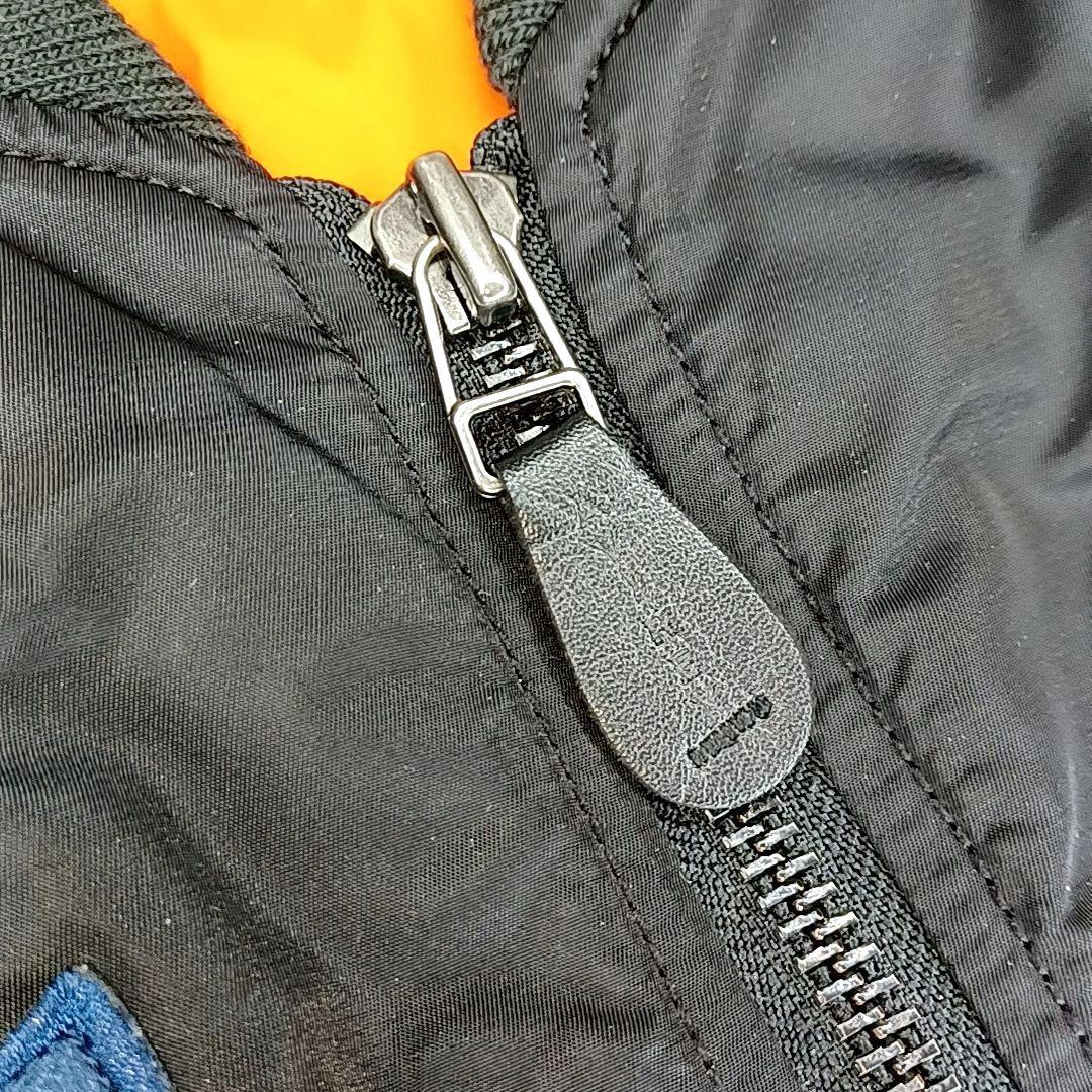 【美品★XL】AVIREX　FLYING TIGERS　MA-1　中綿　ブラック