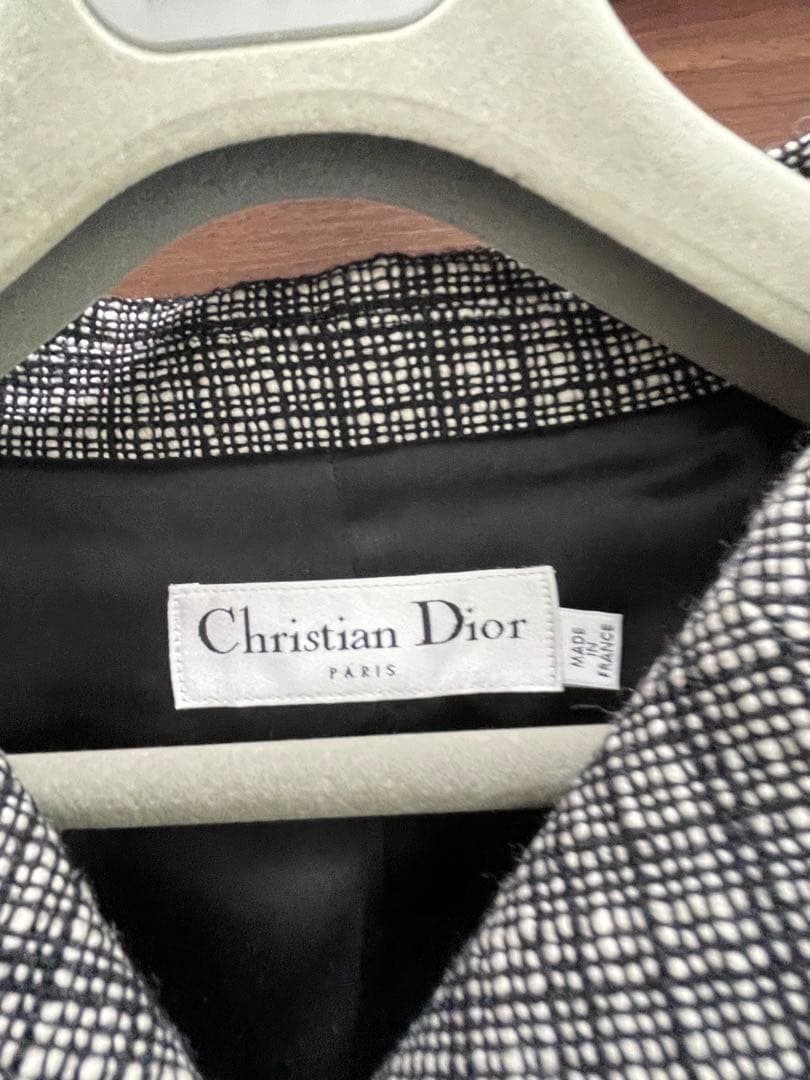 クリスチャンディオール ジャケット　ツイード　christian dior