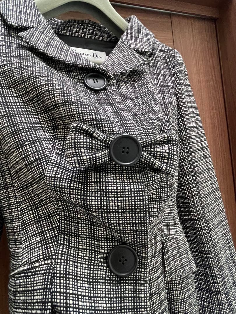 クリスチャンディオール ジャケット　ツイード　christian dior