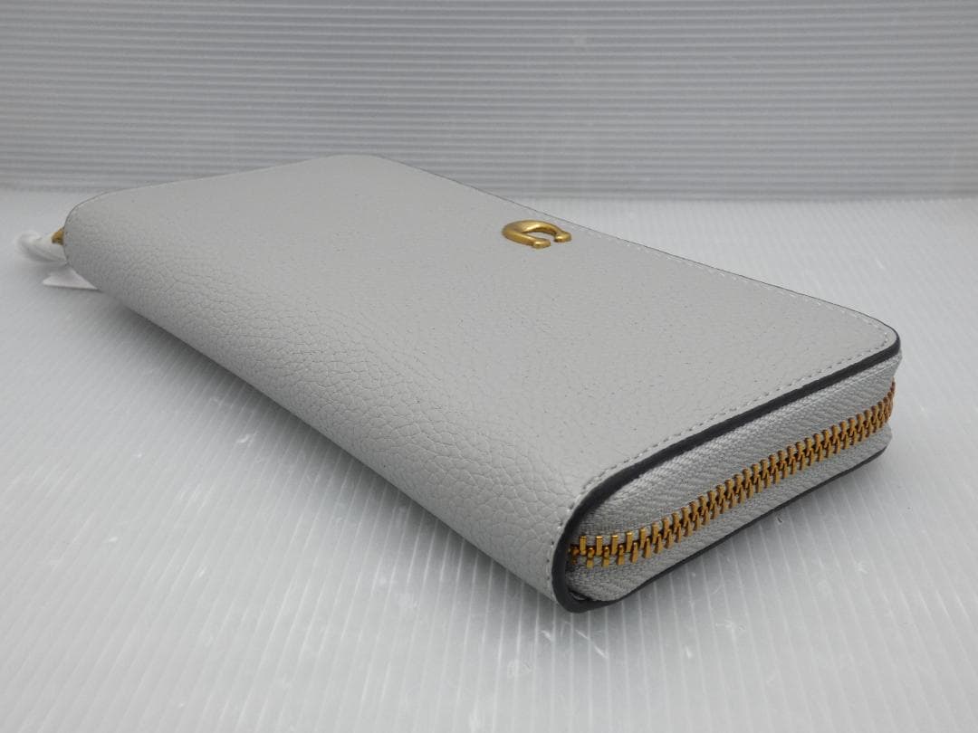 【新品】COACH コーチ ラウンド 長財布 CC489 ウォレット グレー系