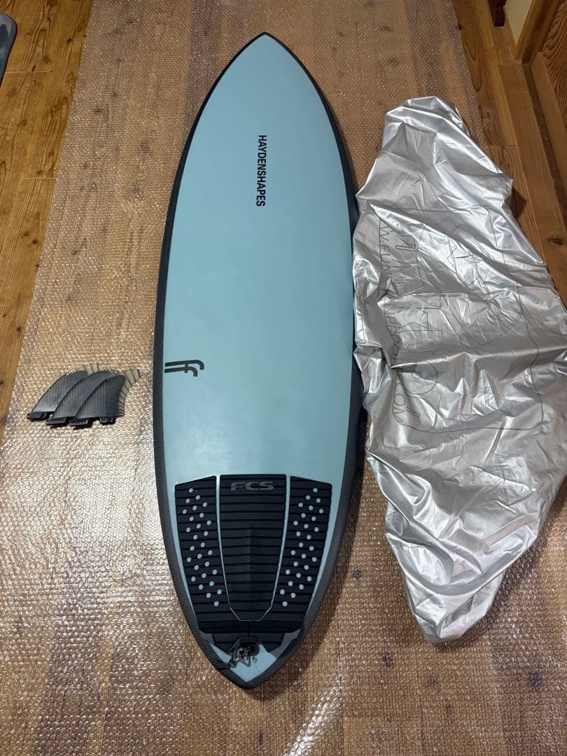 HAYDENSHAPES ヒプトクリプト 5’8 FCS2 Fin とカバー付