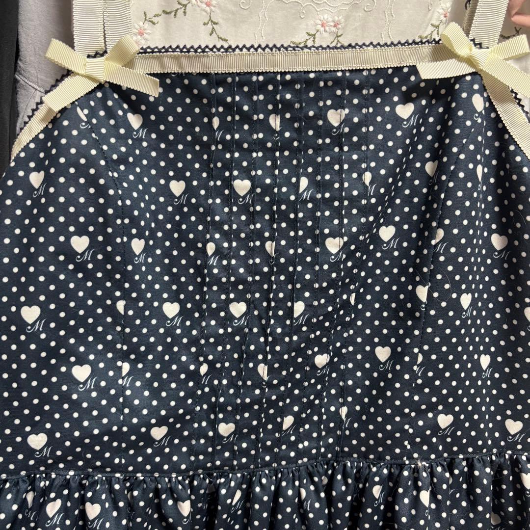 Little dot heartジャンパースカートMサイズ