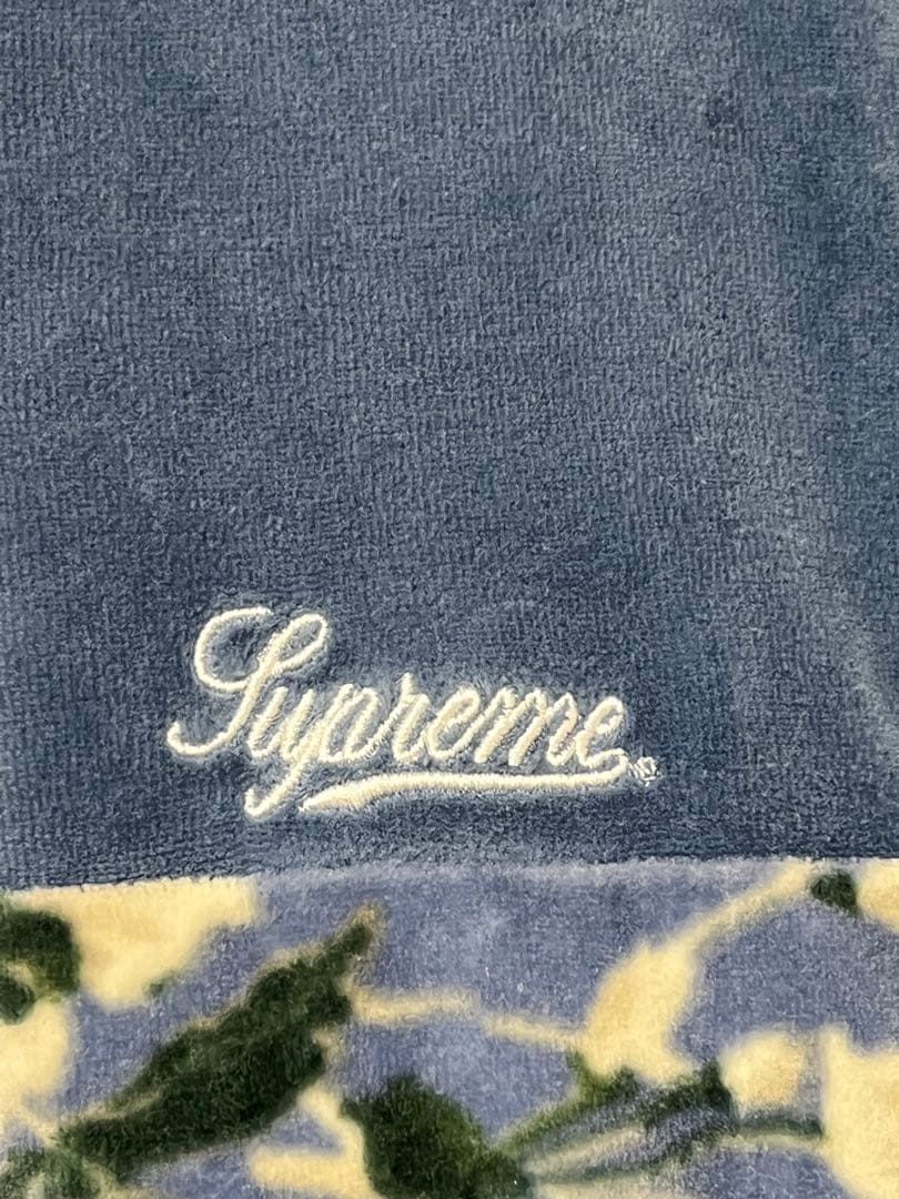 トップス XL Supreme Floral Patchwork Velour Polo